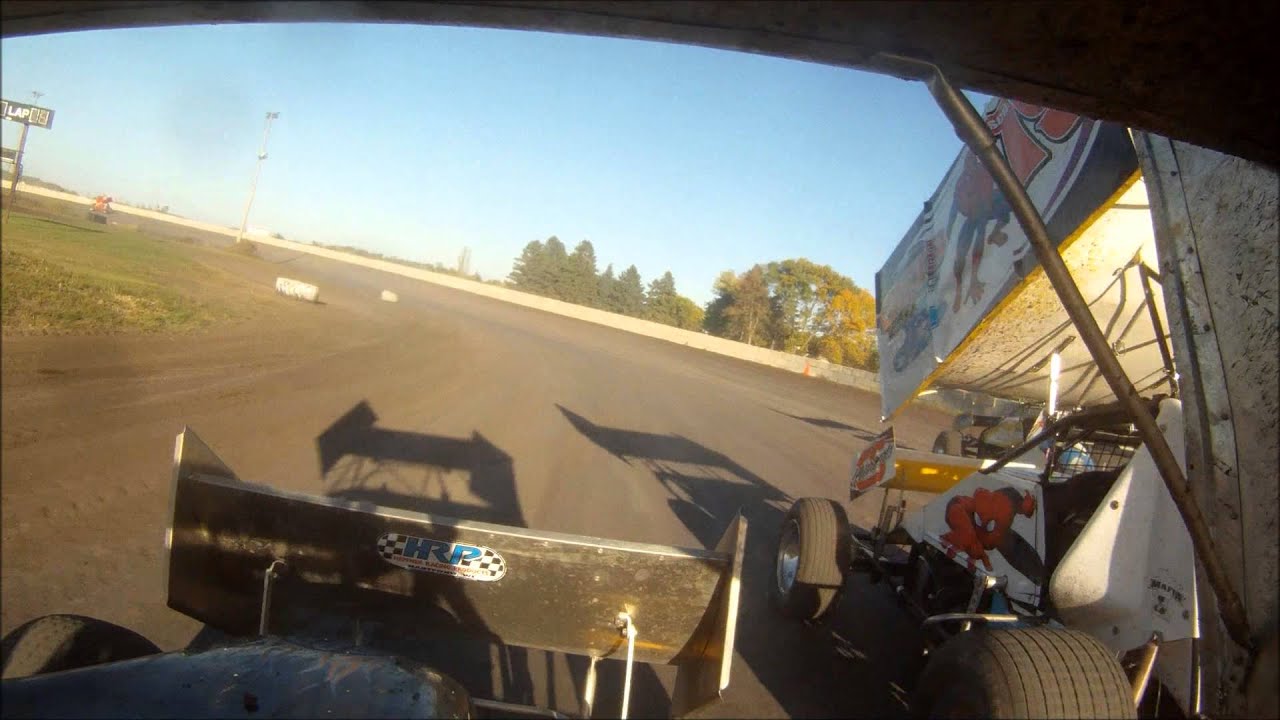 sprint car gopro mechanic race - YouTube