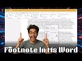How To Insert A Footnote In Microsoft Word | Step-by-Step Guide (2026)