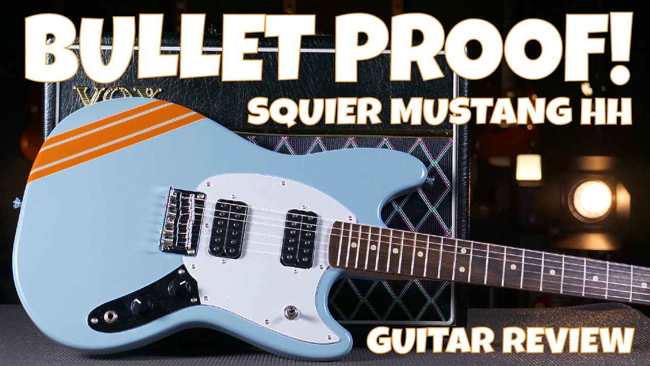 Fender Squier Bullet Mustang - The Best Couch and Beginner Guitar? -  Electric Guitar Review - YouTube