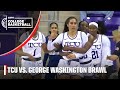 Eight players ejected after punches thrown in tcugeorge washington game  espn college basketball