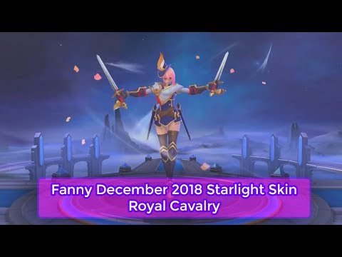 Fanny December 2018 Starlight Skin (Royal Cavalry) - Mobile Legend - Indonesia @DeltaGamingID