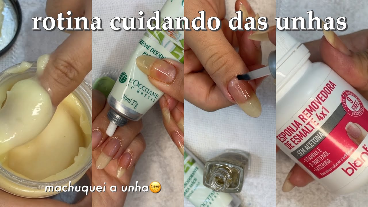 ROTINA CUIDANDO DAS UNHAS💅🏻🧴