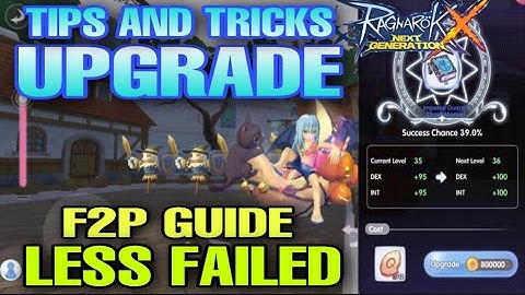 ROX TALISMAN UPGRADE TIPS LESS FAILED [ Int Falcon Sniper Damage Boost ] Ragnarok X Next Generation
