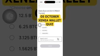05 October Xenea Wallet Quiz Answer | Xenea wallet daily Quiz Answer Today | Xenea Wallet Quiz |