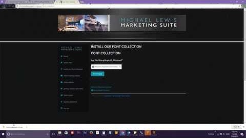 Installing the font collection for Publisher