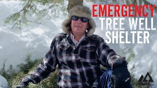Winter Emergency Shelter | Build a Tree Well Shelter | Snow Shelter