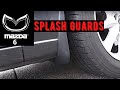 2016 Mazda 6 splash guards Mazda 6 mud flaps Install and review