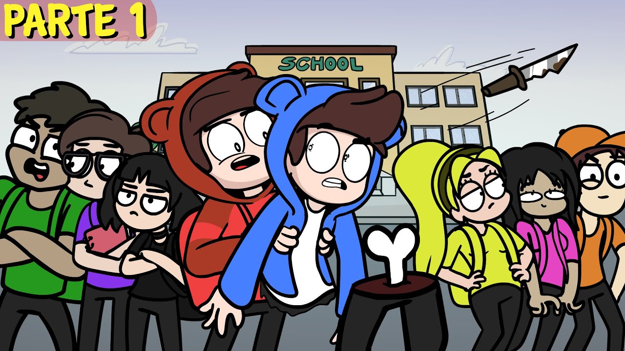 O PIOR IMPOSTOR DE AMONG US NA ESCOLA Animação Parte 1