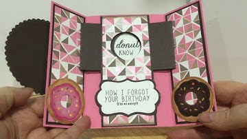 Donut Gatefold Shutter Card