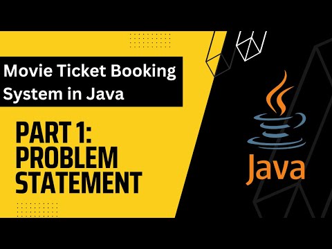 Movie Ticket Booking System in Java part 1 problem statement explaination