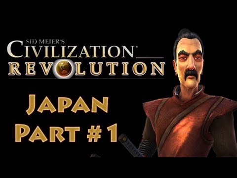 Civilization Revolution - Japanese #1 Gameplay Tutorial with Commentaries (Civ. Rev)