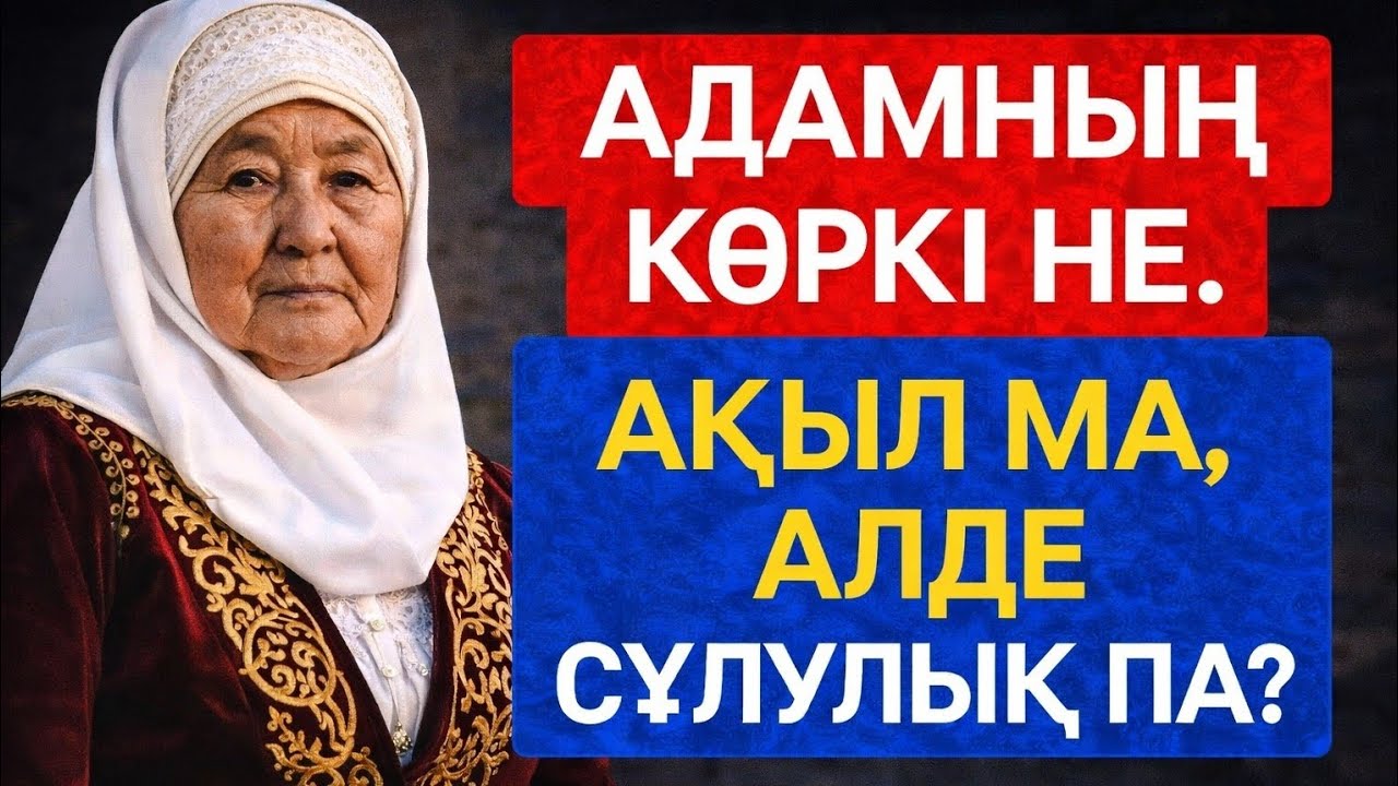 АДАМНЫҢ КӨРКІ НЕ? АҚЫЛ МА, ӘЛДЕ СҰЛУЛЫҚ ПА? | ҚАЗАҚ ДАНАЛЫҒЫ | @ӨмірНәрі 