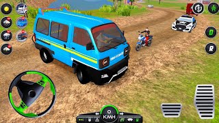 Real Coach Van Driving Games | Realistic Public Transport Minibus Offroad Driving | Android GamePlay screenshot 3