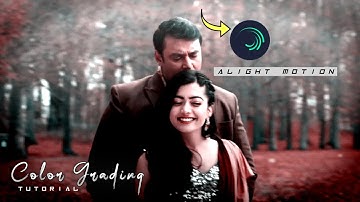 ⚡New Stylish Color Grading🔥(cc)in Alight Motion | Alight Motion Tutorial | Huggelli Creation ✓