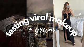 Testing TikTok Viral Makeup &amp; GRWM For a College Formal