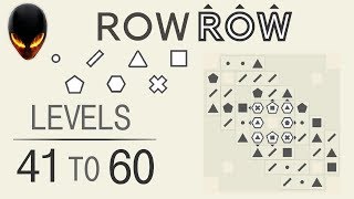 RowRow Levels 41 to 60 (Minimal Puzzle Game)