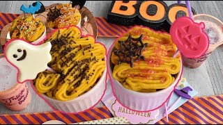 ⁣Halloween Mont Blanc!【レンジがあれば作れる！】ハロウィン モンブラン【作り方】