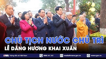 Chủ tịch nước chủ trì Lễ dâng hương khai Xuân tại Hoàng thành Thăng Long - VNA