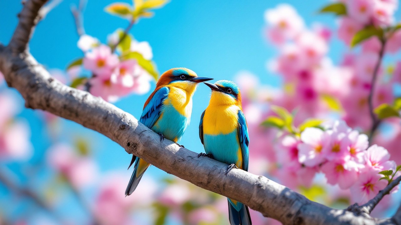 Beautiful Relaxing Music With Bird Sounds 🦜 Piano Music, Positive Energy For Morning, Study and Work