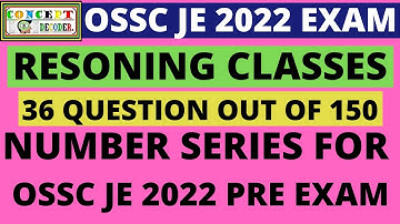 Resoning For OSSC JE 2022 | OSSC JE 2022 PRELIMINARY CLASSES | OSSC JE 2022 PREPARATION | OSSC JE 2