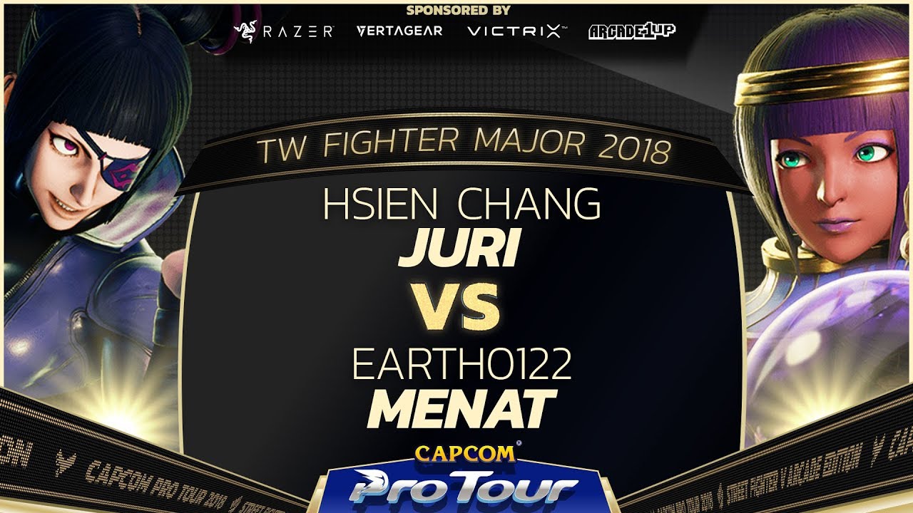 Hsien Chang (Juri) vs Earth0122 (Menat) - TW Fighter Major 2018 Day 2 Pools - SFV - CPT 2018