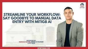 Streamline Your Workflow: Say Goodbye to Manual Data Entry with Mitig8 AI