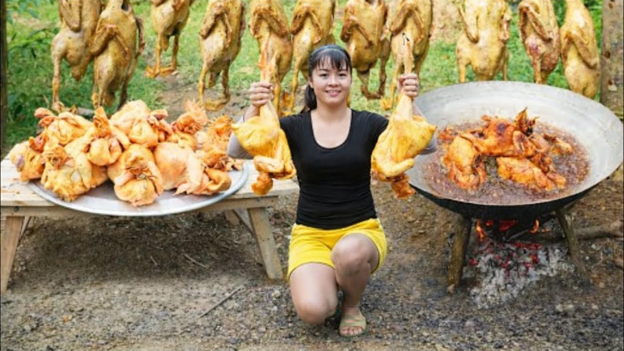 REWIMD TIMELAPSE 274 Days Fried checken &duck smoked  pork .smoke fish go to sell