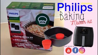 BEST Unboxing Philips Baking Master Kit HD9925\/01 for AirFryer XXL Avance Collection HD965191 - tray