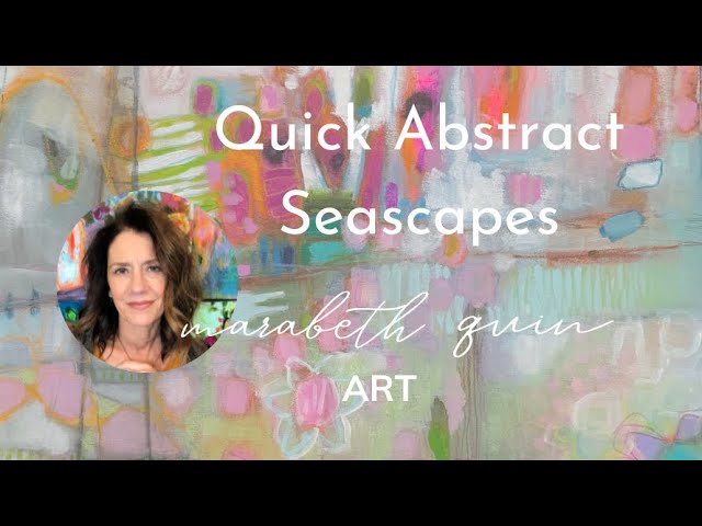 Acrylic Painting for Beginners Step by Step  How to Paint an Abstract  Seascape on Canvas — Elle Byers Art