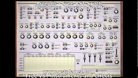 Artemis - Free VST synth - vstplanet.com