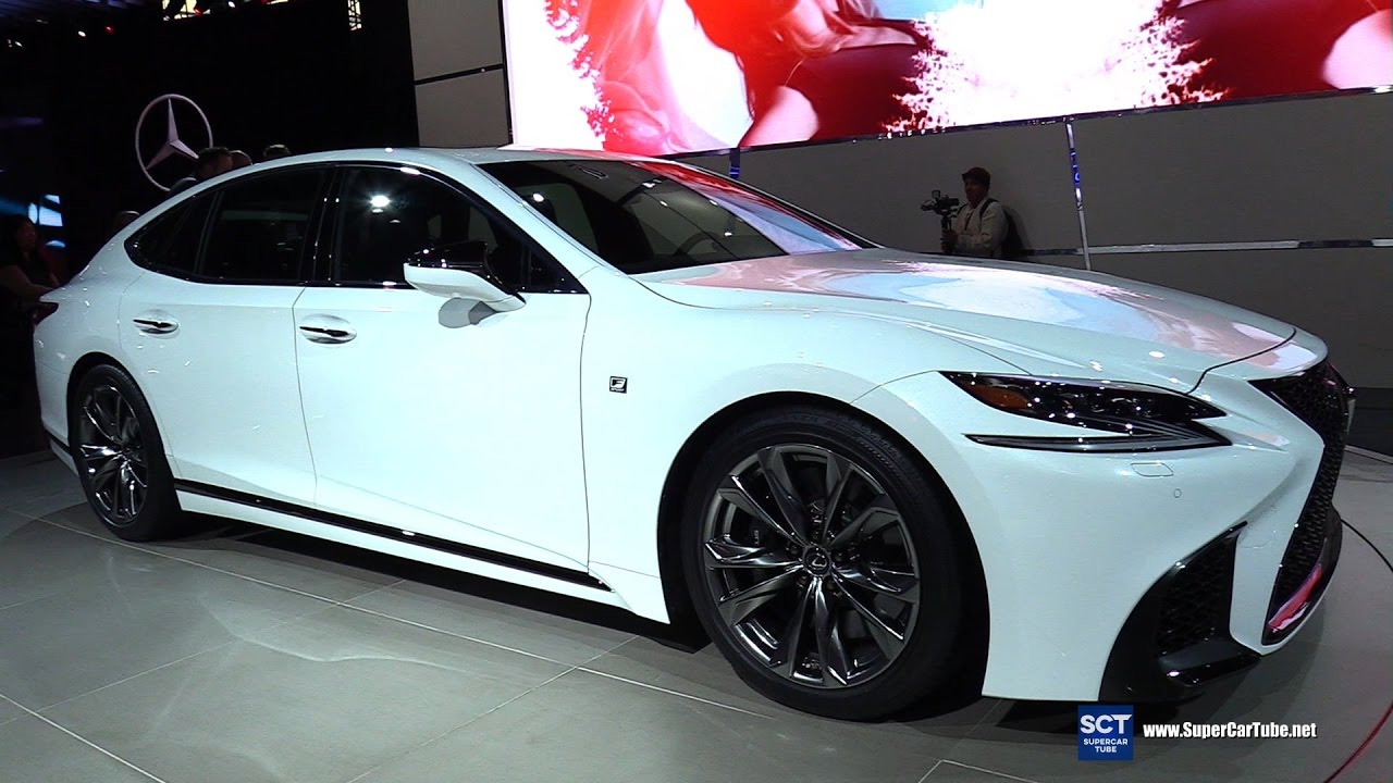 18 Lexus Ls 500 F Sport Exterior Interior Walkaround Debut At 17 New York Auto Show Youtube