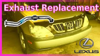 Exhaust Pipe Replacement Lexus RX300 Toyota Highlander