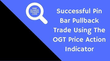 Successful Pin Bar Pullback Trade Using The OGT Price Action Indicator