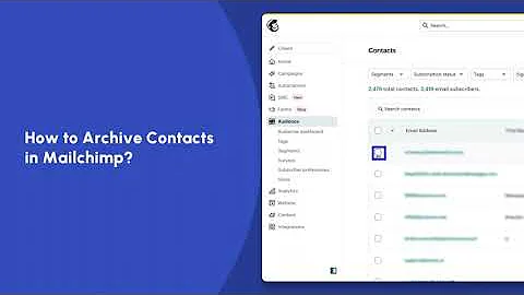 How to Archive Contacts in Mailchimp? | Mailchimp Tutorials | Trainn