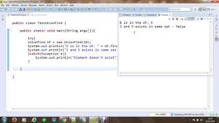 Java: Union Find Data Structures