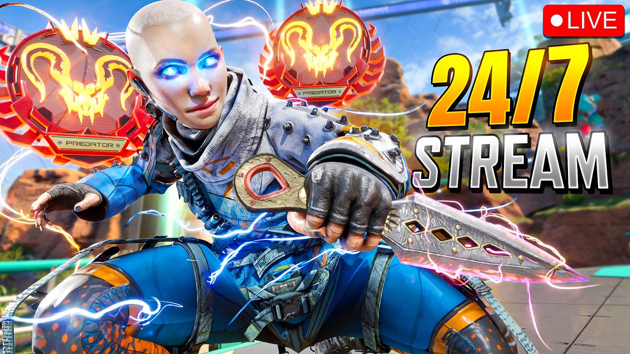 🔴LIVE 24/7 NON-STOP RANKED🔴 Season 28 Predator Ranked Grind In Apex Legends