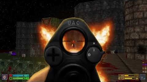 #doom Project brutality 3.0 + neural upscale - Plutonia 2 level map20: Lurking Fear, 100% secrets