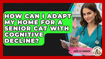 How Can I Adapt My Home For A Senior Cat With Cognitive Decline? - Happy Cat Handbook