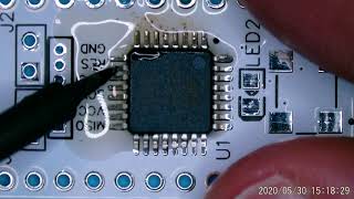 Soldering TQFP-32