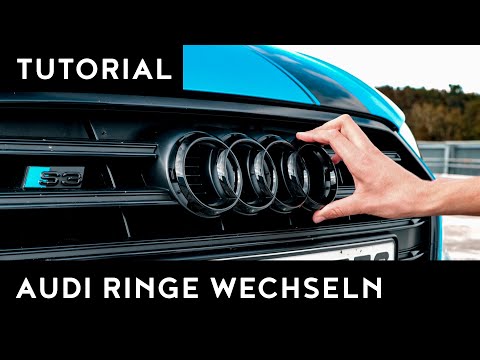 Schwarze Audi Ringe wechseln⎢vorne & hinten DIY Tutorial 