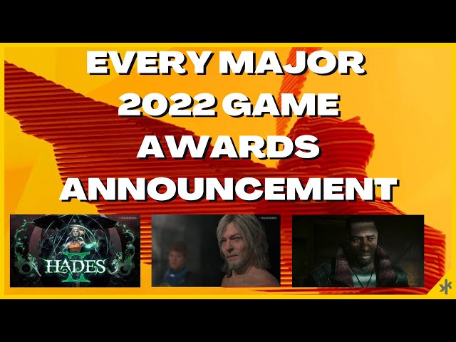 The Game Awards 2022: Every major game announcement