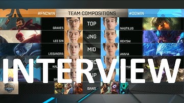 Rekkles / Tabzz FNC vs ROC Post Game Interview