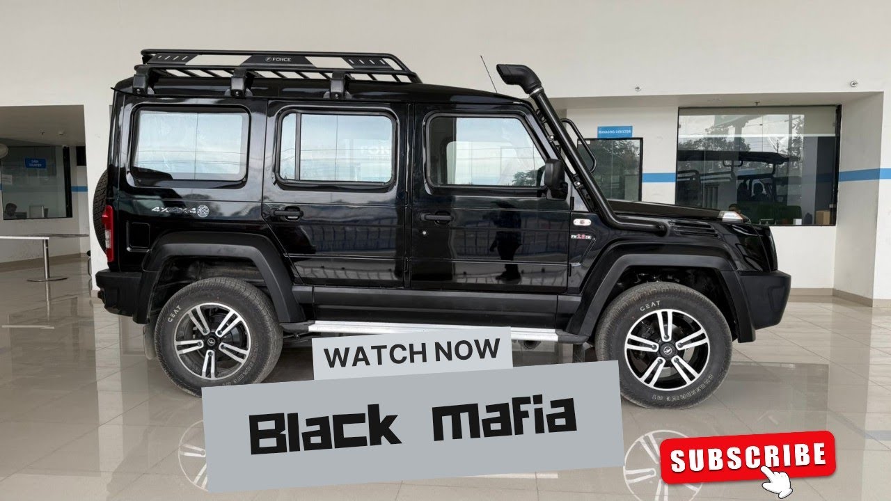 Force Gurkha Black  Mafia🔥 इसके सामने सब छोटे है #forcemotors #force #car #automobile #viralvideo