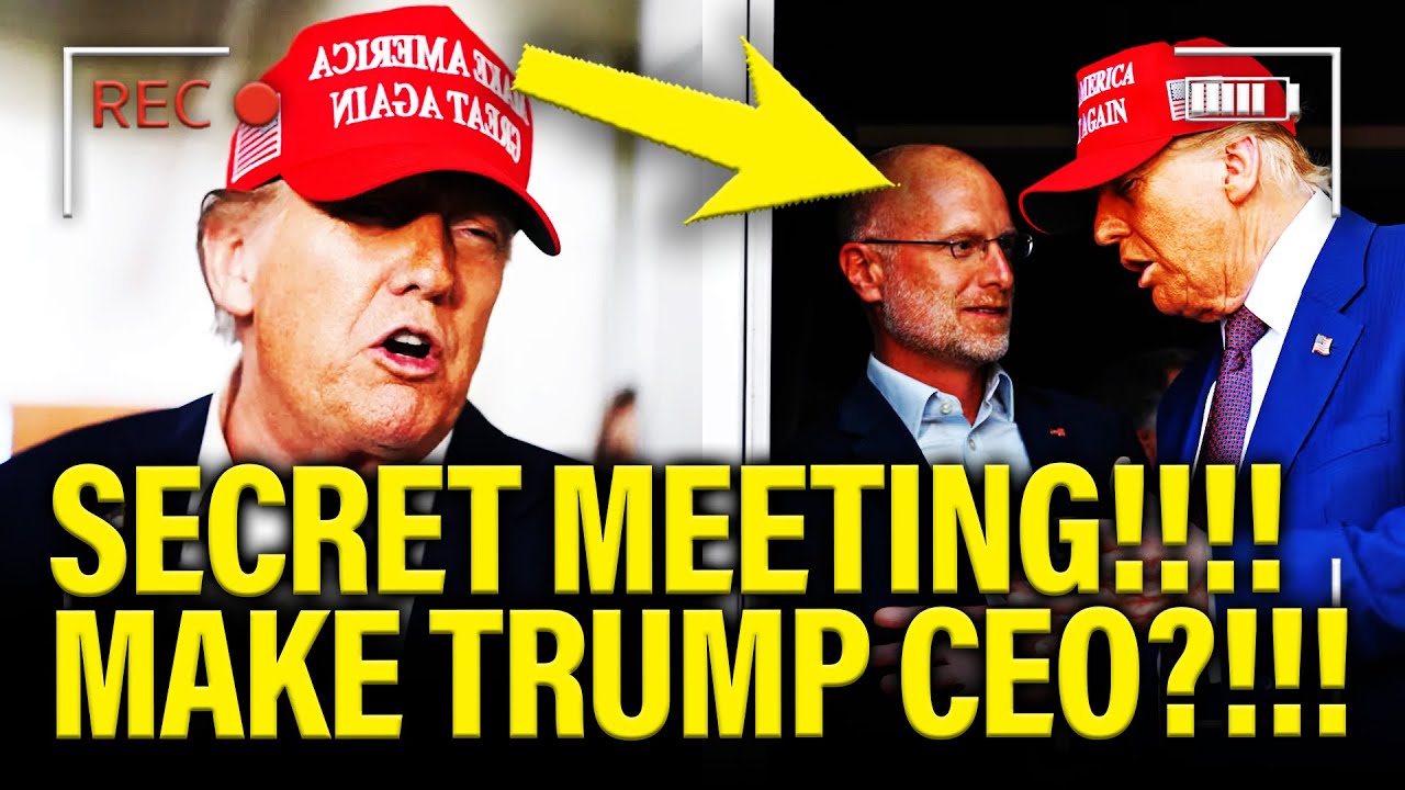 Trump holds SECRET MEETING to TAKE OVER Network