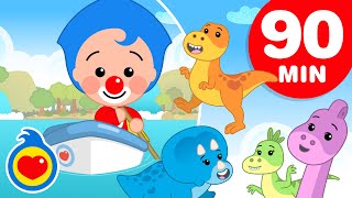 Row, Row Your Boat ⛵+ More Nursery Rhymes And Kids Songs (90 Min) ♫ Plim Plim