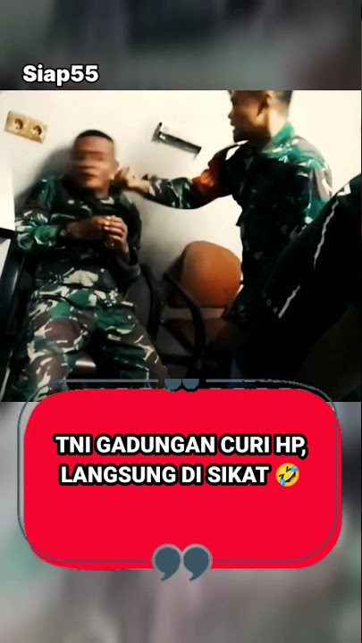 TNI GADUNGAN DI HAJ4R 🤣 #tni #siap55 #shortvideo #viral #prajurithandal