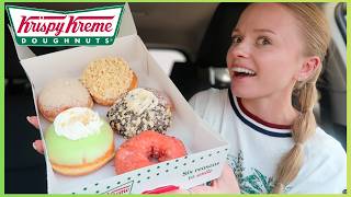 NEW Krispy Kreme Summer Doughnuts Lineup | Key Lime Pie, Cannoli, Strawberry Cake, Lemon Bar review