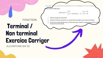 Algorithme fonction terminal , fonction non terminal , implémentation avec la pile