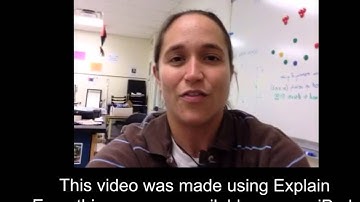 Video 1: Explain Everything Intro (Boot Camp)