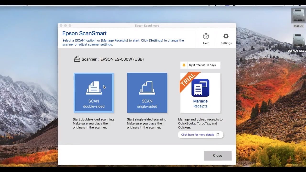 sy udledning tavle Epson ScanSmart Software for Document Scanners | Take a Tour - YouTube